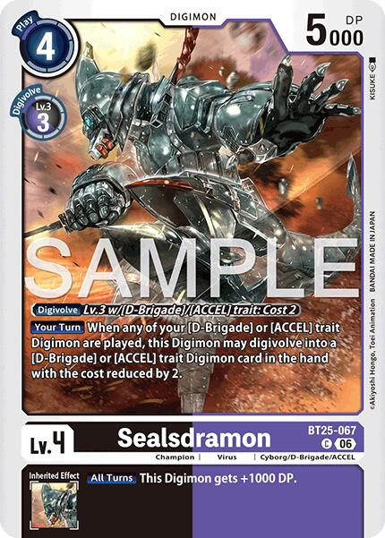 Sealsdramon [BT25-067] [Dual Revolution] | Total Play