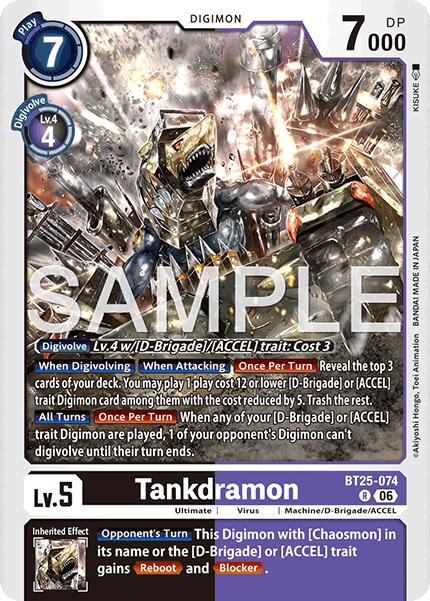 Tankdramon [BT25-074] [Dual Revolution] | Total Play