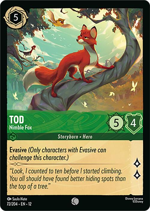 Tod - Nimble Fox (72/204) [Wilds Unknown] | Total Play