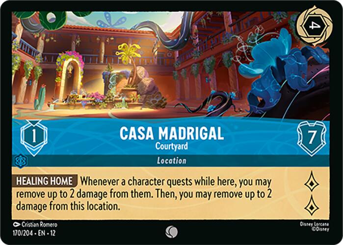 Casa Madrigal - Courtyard (170/204) [Wilds Unknown] | Total Play