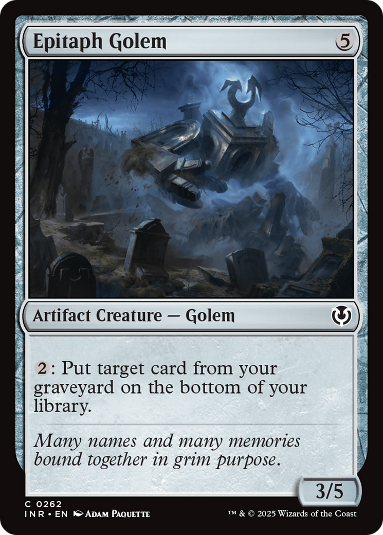 Epitaph Golem [Innistrad Remastered] | Total Play