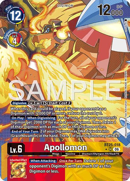 Apollomon [BT25-018] (Alternate Art) [Dual Revolution] | Total Play