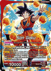 Son Goku // Son Goku, Story of a Forming Wish (Championship Golden Card 2026 Vol.1) (EX24-01) [Tournament Promotion Cards] | Total Play