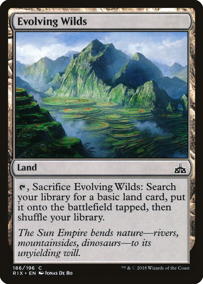 Evolving Wilds [Rivals of Ixalan] | Total Play