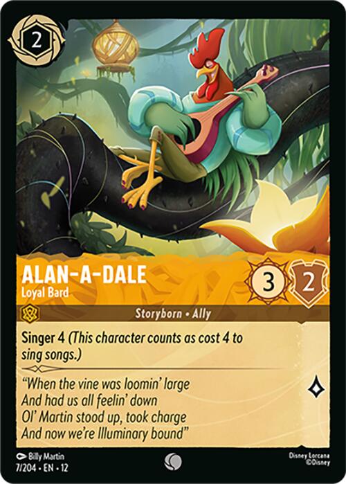 Alan-a-Dale - Loyal Bard (7/204) [Wilds Unknown] | Total Play