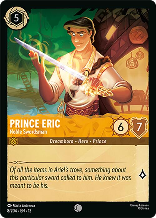Prince Eric - Noble Swordsman (8/204) [Wilds Unknown] | Total Play