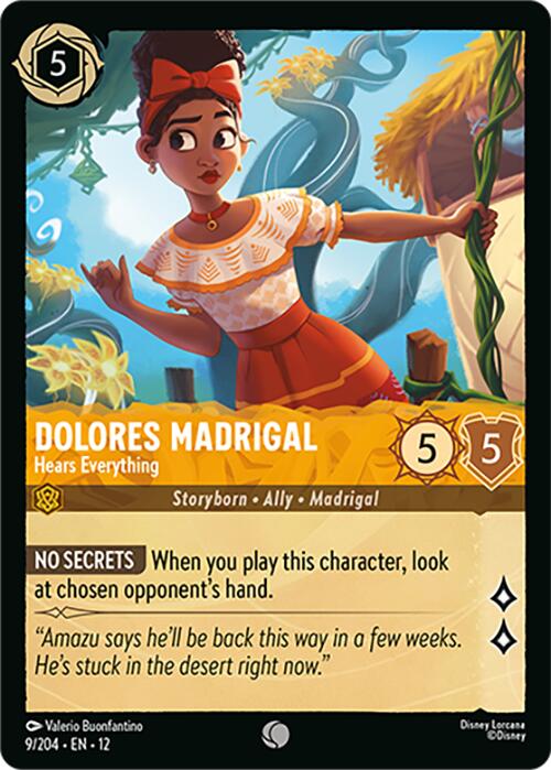 Dolores Madrigal - Hears Everything (9/204) [Wilds Unknown] | Total Play