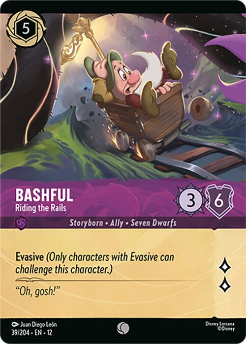Bashful - Riding the Rails (Foil) (39/204) [Wilds Unknown] | Total Play