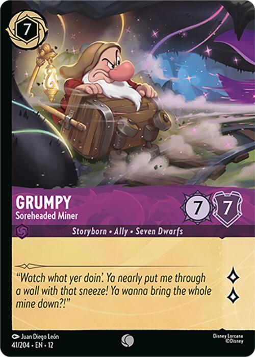 Grumpy - Soreheaded Miner (Foil) (41/204) [Wilds Unknown] | Total Play