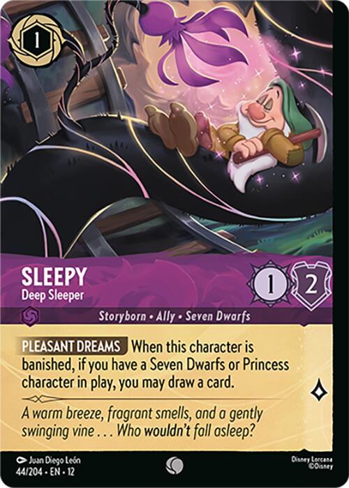 Sleepy - Deep Sleeper (Foil) (44/204) [Wilds Unknown] | Total Play