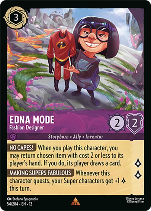Edna Mode - Fashion Designer (54/204) [Wilds Unknown] | Total Play