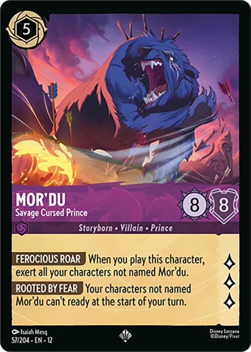 Mor'du - Savage Cursed Prince (57/204) [Wilds Unknown] | Total Play