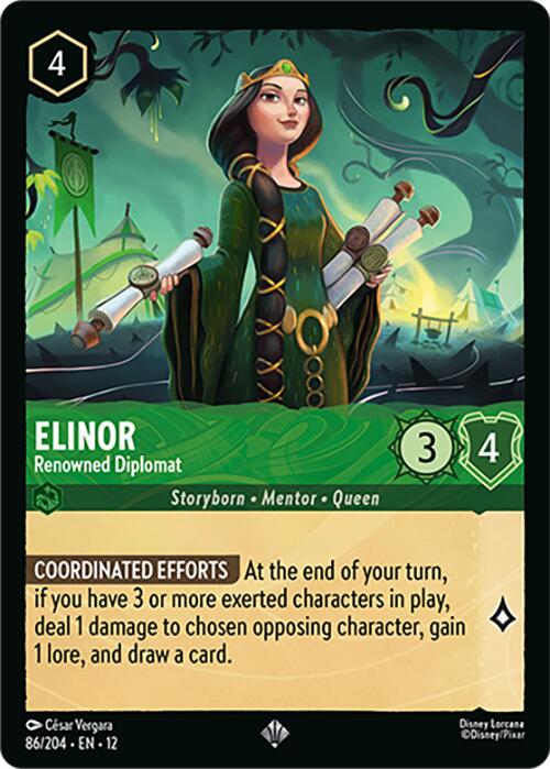 Elinor - Renowned Diplomat (86/204) [Wilds Unknown] | Total Play