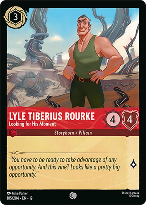 Lyle Tiberius Rourke - Looking for His Moment (105/204) [Wilds Unknown] | Total Play