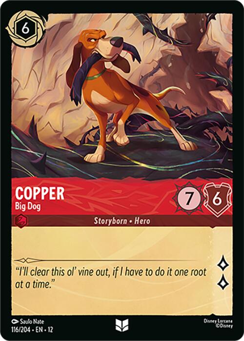 Copper - Big Dog (116/204) [Wilds Unknown] | Total Play