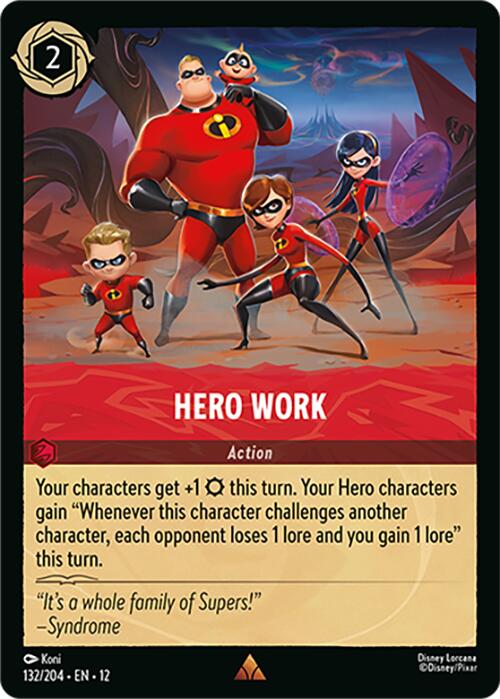 Hero Work (132/204) [Wilds Unknown] | Total Play