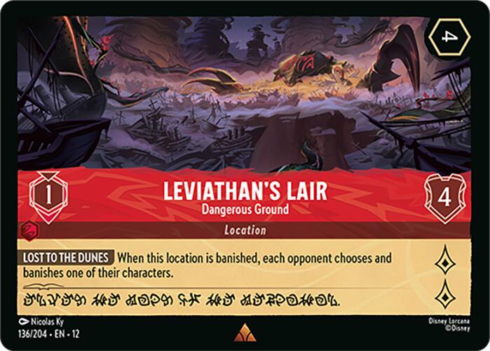 Leviathan's Lair - Dangerous Ground (136/204) [Wilds Unknown] | Total Play