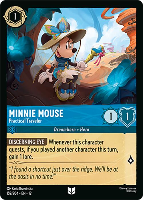 Minnie Mouse - Practical Traveler (159/204) [Wilds Unknown] | Total Play