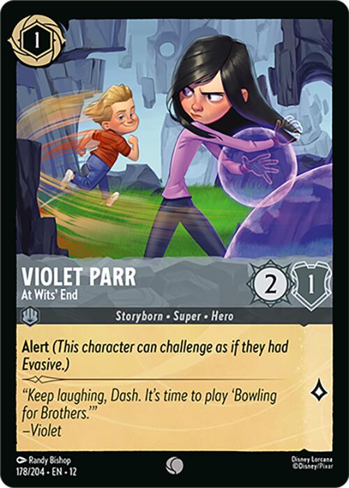Violet Parr - At Wits' End (178/204) [Wilds Unknown] | Total Play