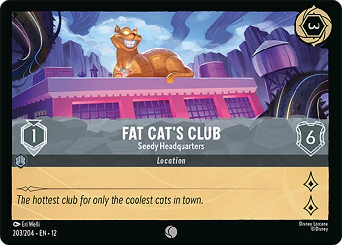 Fat Cat's Club - Seedy Headquarters (203/204) [Wilds Unknown] | Total Play