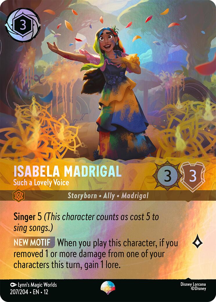 Isabela Madrigal - Such a Lovely Voice (Epic) (207/204) [Wilds Unknown] | Total Play
