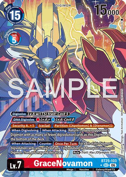 GraceNovamon [BT25-103] (Alternate Art) [Dual Revolution] | Total Play
