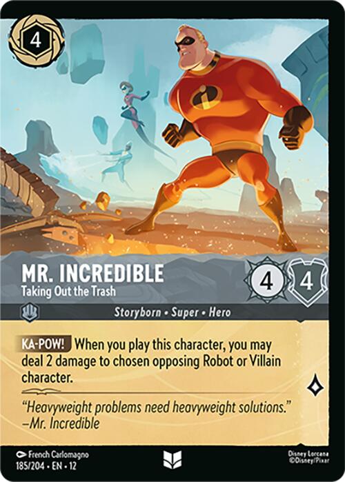Mr. Incredible - Taking Out the Trash (Foil) (185/204) [Wilds Unknown] | Total Play