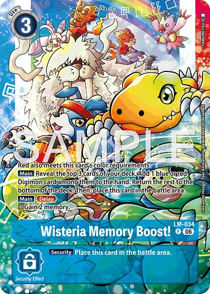 Wisteria Memory Boost! [LM-034] (Alternate Art) [Starter Deck: Beatbreak] | Total Play