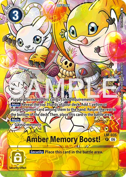 Amber Memory Boost! [LM-035] (Alternate Art) [Starter Deck: Beatbreak] | Total Play