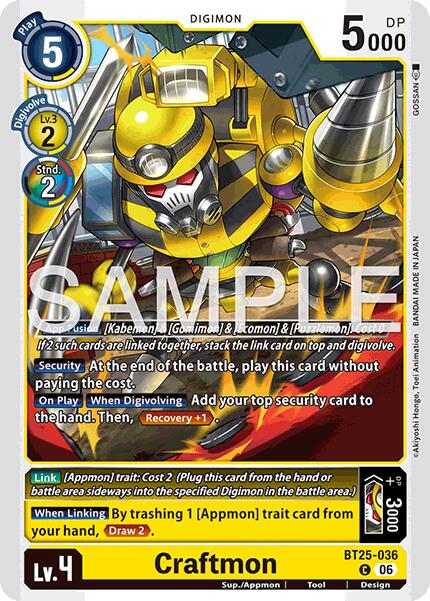Craftmon [BT25-036] [Dual Revolution] | Total Play