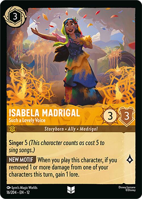 Isabela Madrigal - Such a Lovely Voice (16/204) [Wilds Unknown] | Total Play