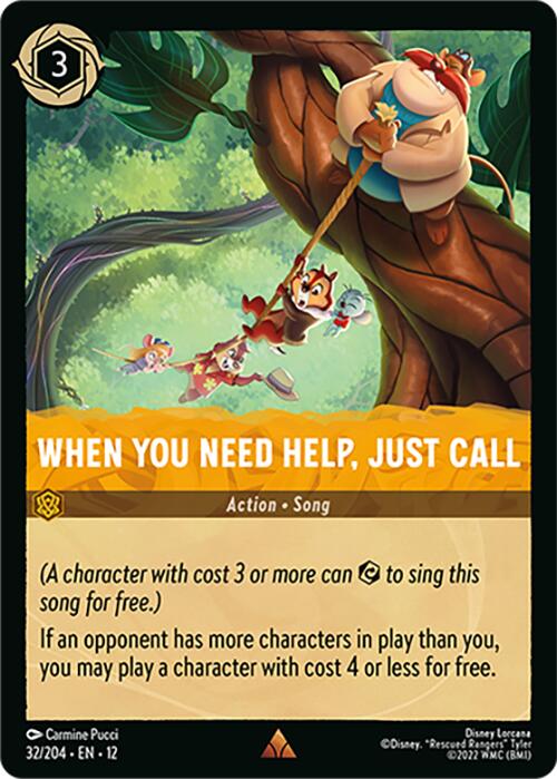 When You Need Help, Just Call (32/204) [Wilds Unknown] | Total Play