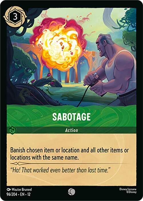 Sabotage (96/204) [Wilds Unknown] | Total Play