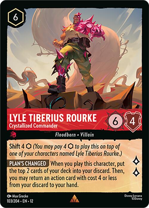 Lyle Tiberius Rourke - Crystallized Commander (103/204) [Wilds Unknown] | Total Play