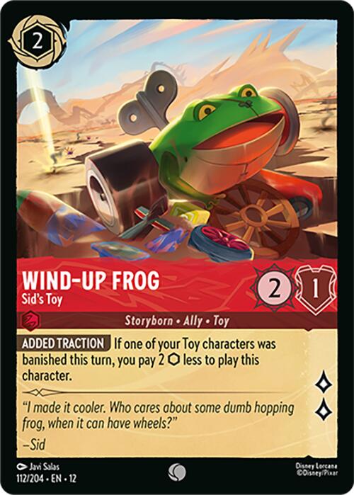 Wind-Up Frog - Sid's Toy (112/204) [Wilds Unknown] | Total Play