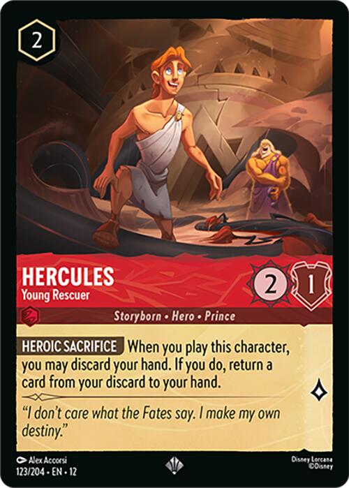 Hercules - Young Rescuer (123/204) [Wilds Unknown] | Total Play