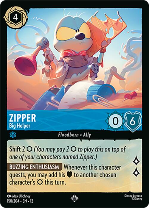 Zipper - Big Helper (150/204) [Wilds Unknown] | Total Play