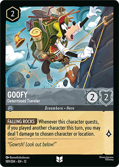 Goofy - Determined Traveler (189/204) [Wilds Unknown] | Total Play