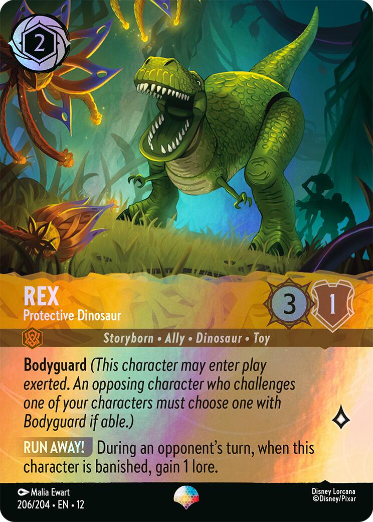 Rex - Protective Dinosaur (Epic) (206/204) [Wilds Unknown] | Total Play