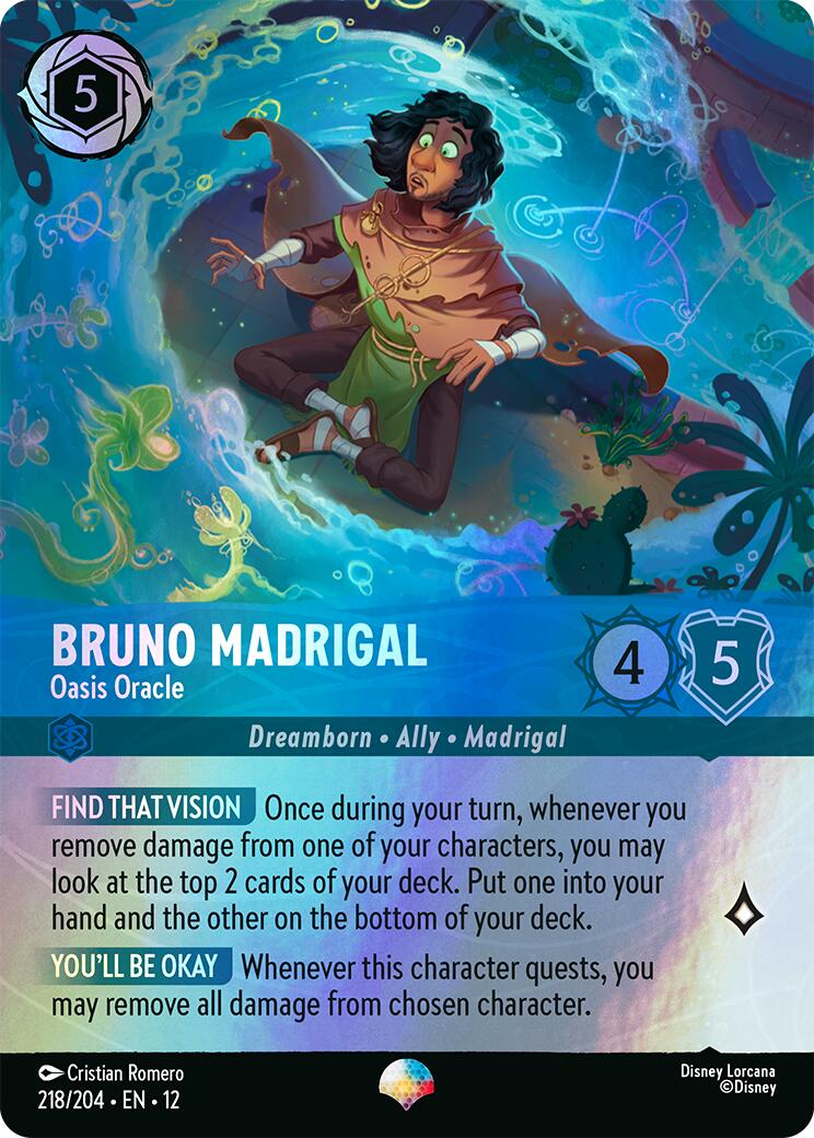 Bruno Madrigal - Oasis Oracle (Epic) (218/204) [Wilds Unknown] | Total Play