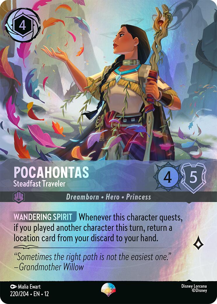 Pocahontas - Steadfast Traveler (Epic) (220/204) [Wilds Unknown] | Total Play