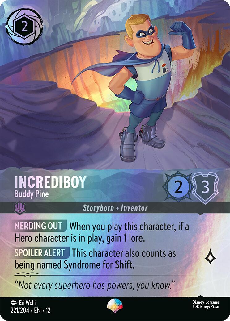 Incrediboy - Buddy Pine (Epic) (221/204) [Wilds Unknown] | Total Play