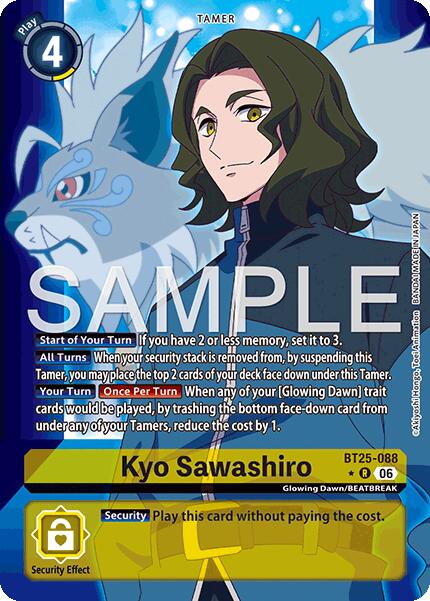 Kyo Sawashiro [BT25-088] (Alternate Art) [Dual Revolution] | Total Play