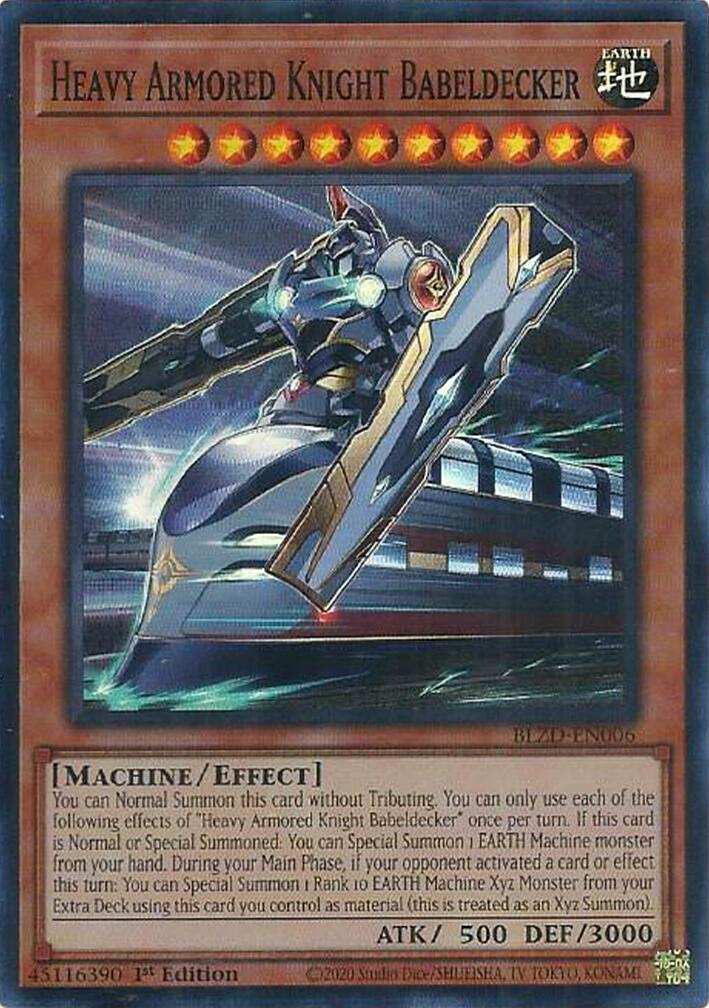 Heavy Armored Knight Babeldecker [BLZD-EN006] Super Rare | Total Play