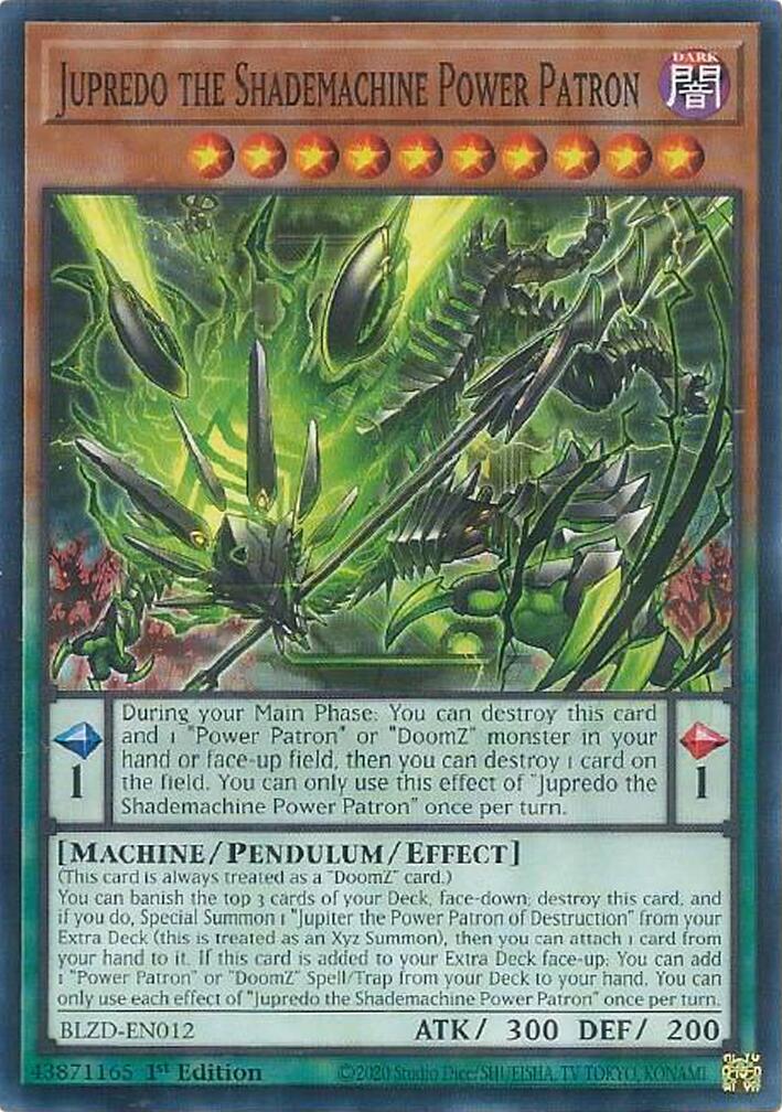 Jupredo the Shademachine Power Patron [BLZD-EN012] Common | Total Play