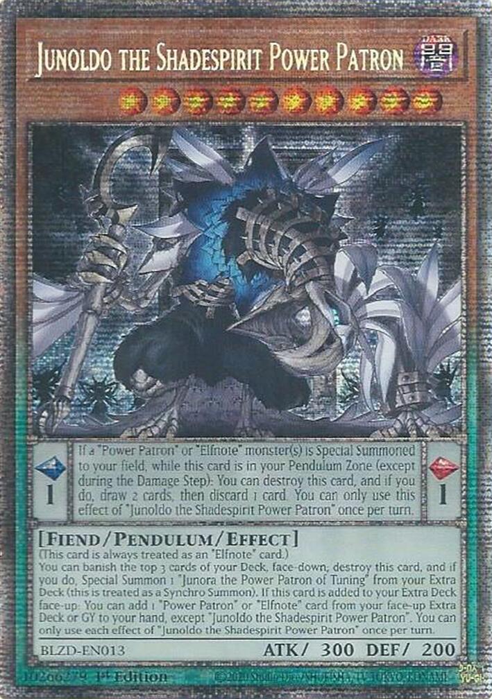 Junoldo the Shadespirit Power Patron (Starlight Rare) [BLZD-EN013] Starlight Rare | Total Play