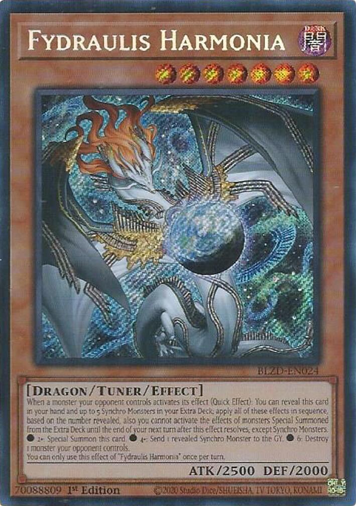 Fydraulis Harmonia [BLZD-EN024] Secret Rare | Total Play