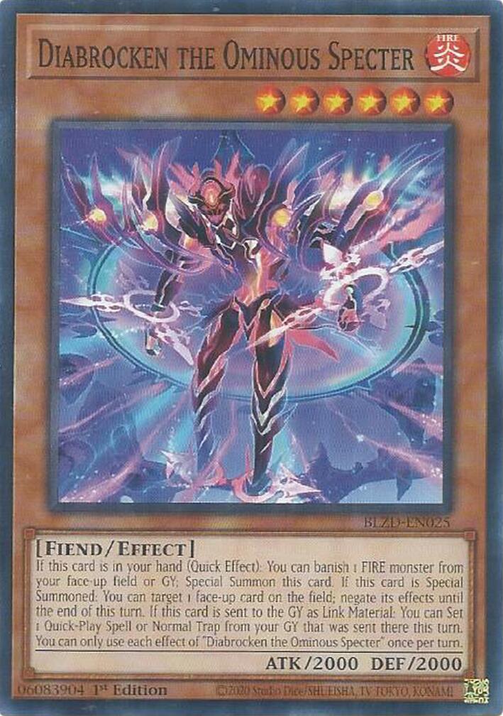 Diabrocken the Ominous Specter [BLZD-EN025] Common | Total Play
