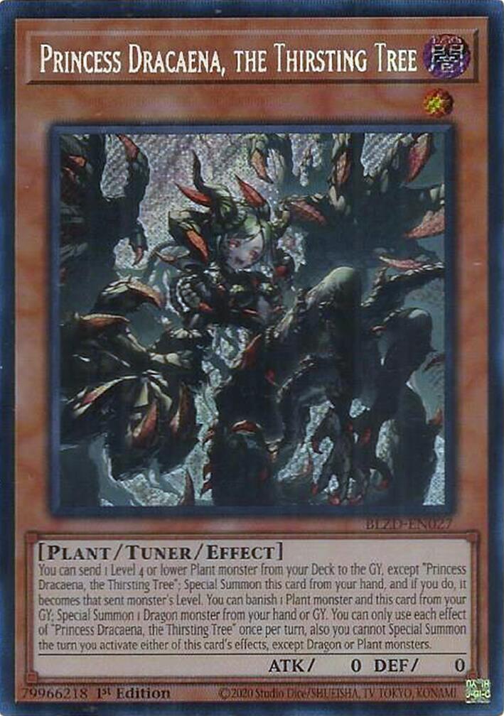 Princess Dracaena, the Thirsting Tree [BLZD-EN027] Secret Rare | Total Play