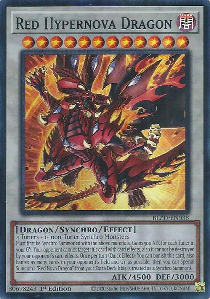 Red Hypernova Dragon [BLZD-EN038] Super Rare | Total Play